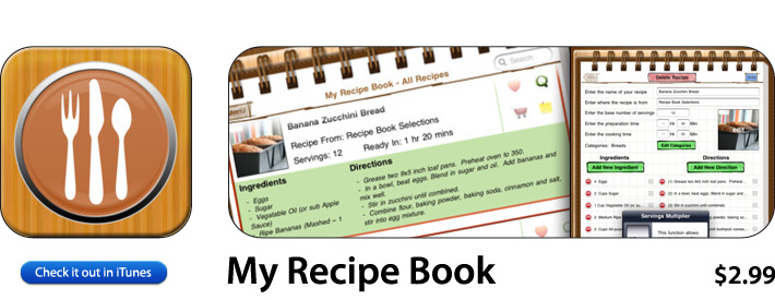 My Recipe Book App For iOS